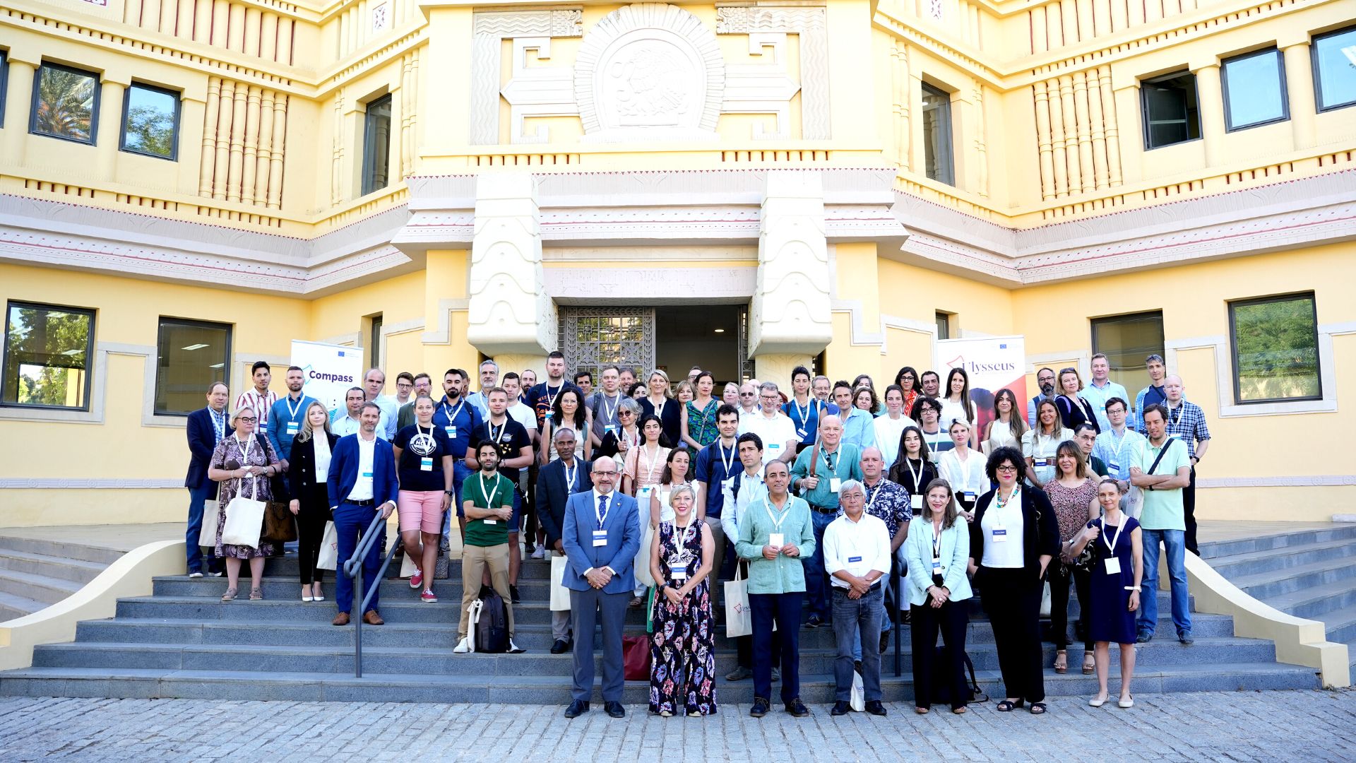Group photo from researchers in Seville