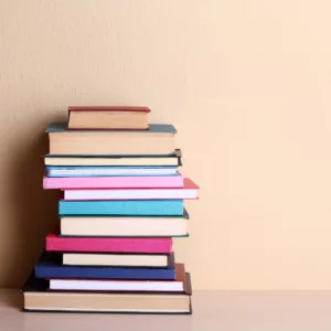 Books of different colours