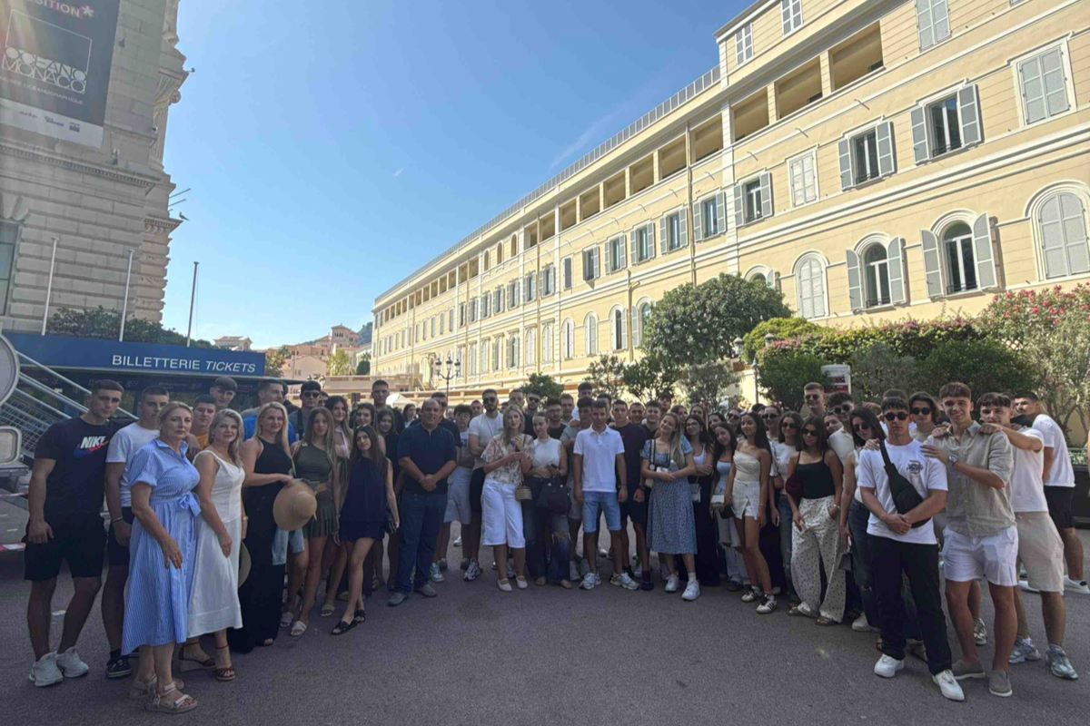Students from a Montenegrin Secondary School Visit Université Côte d’Azur